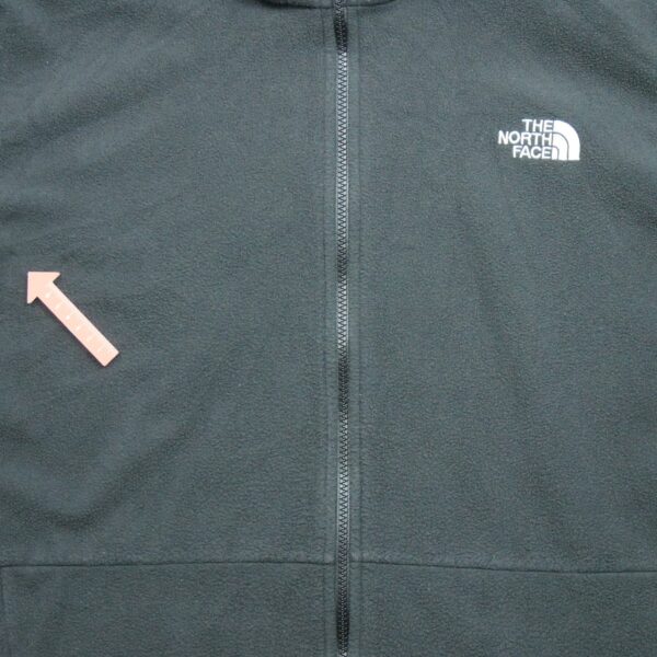 Veste polaires homme manches longues noir The North Face Col Montant QWE1595