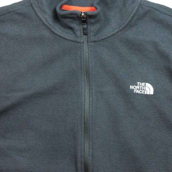 Veste polaires homme manches longues noir The North Face Col Montant QWE3153