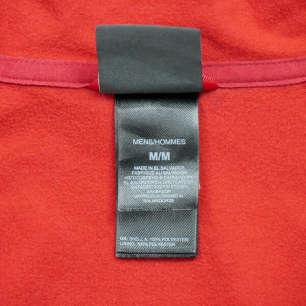 Veste polaires homme manches longues rouge The North Face Col Montant QWE0322