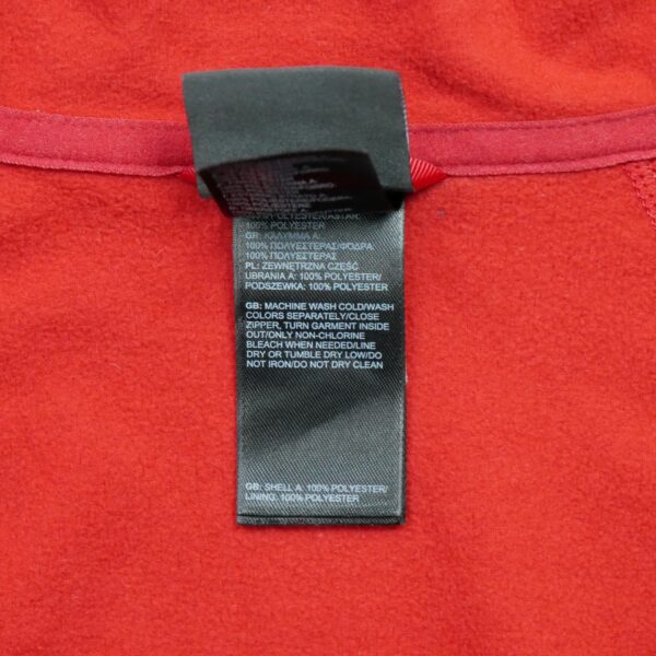 Veste polaires homme manches longues rouge The North Face Col Montant QWE0322