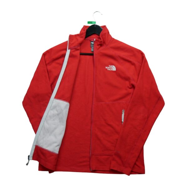 Veste polaires homme manches longues rouge The North Face Col Montant QWE0322