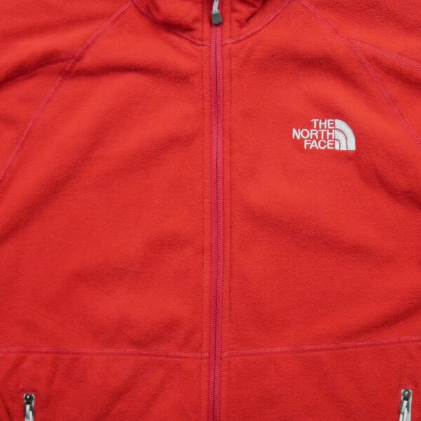 Veste polaires homme manches longues rouge The North Face Col Montant QWE0322