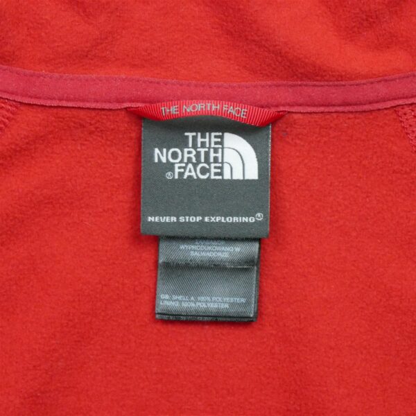 Veste polaires homme manches longues rouge The North Face Col Montant QWE0322