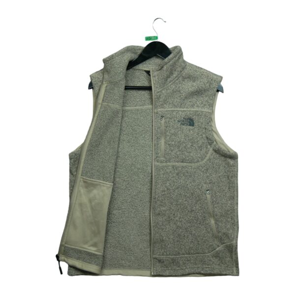 Veste polaires homme sans manches beige The North Face Motif chine Col Montant QWE0575
