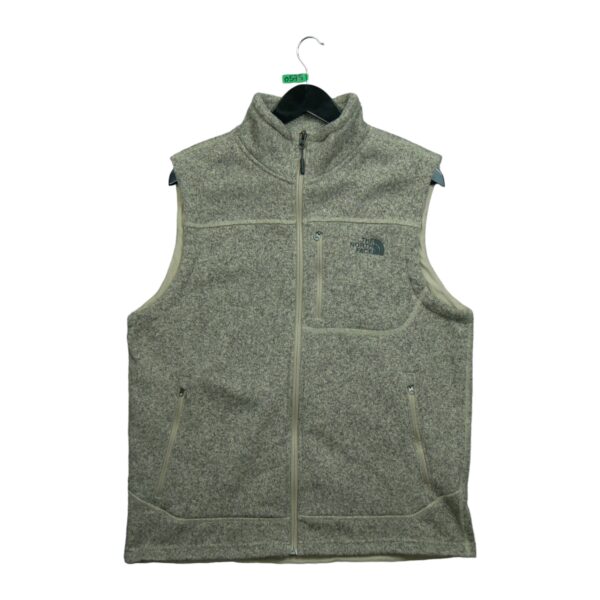 Veste polaires homme sans manches beige The North Face Motif chine Col Montant QWE0575