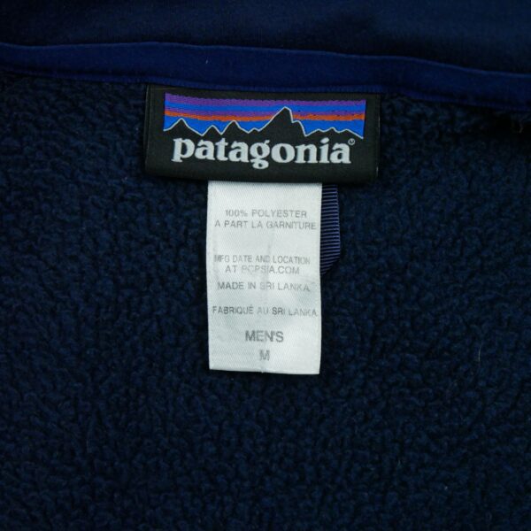Veste polaires homme sans manches bleu Patagonia Col Montant QWE3163
