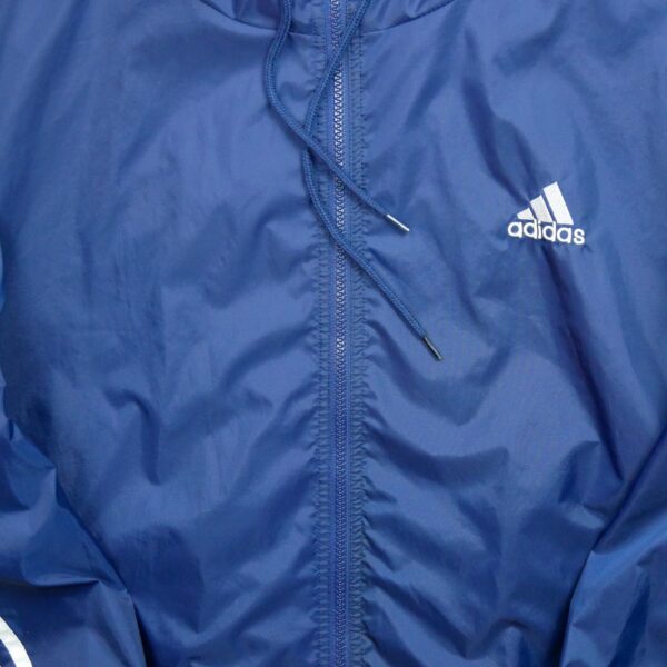 Coupe vent homme manches longues marine Adidas Col Montant QWE0017