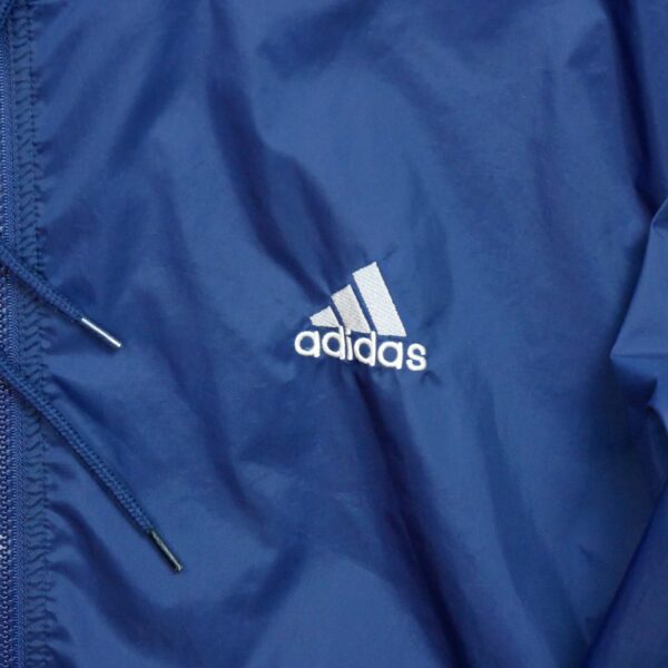 Coupe vent homme manches longues marine Adidas Col Montant QWE0017