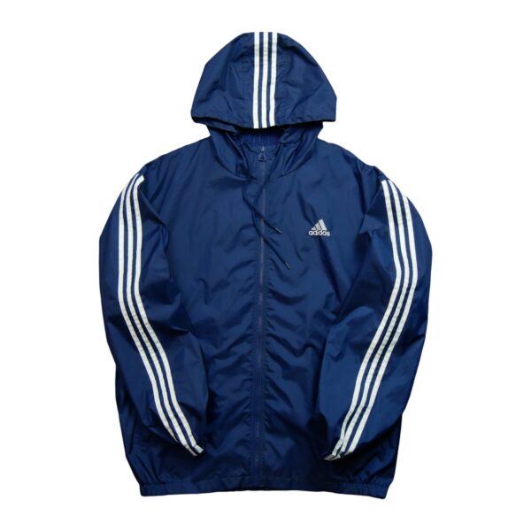 Coupe vent homme manches longues marine Adidas Col Montant QWE0017