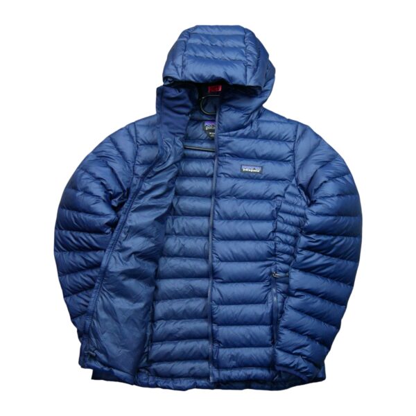 Doudoune femme manches longues marine Patagonia Col Montant QWE2122