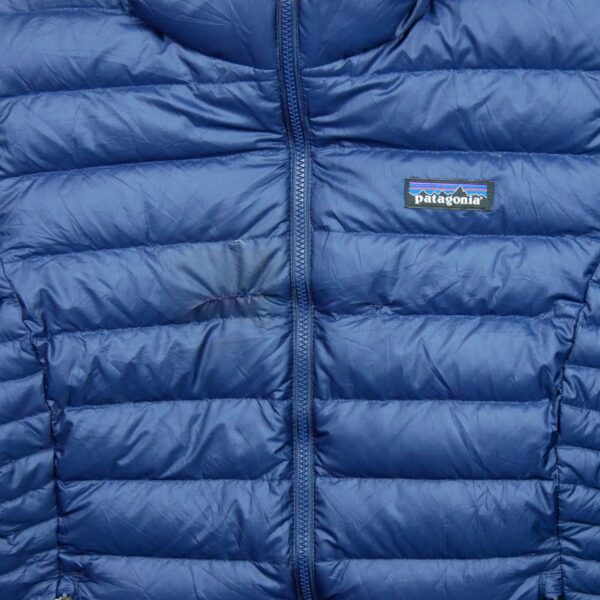 Doudoune femme manches longues marine Patagonia Col Montant QWE2122