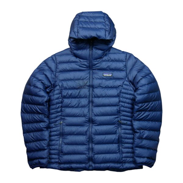 Doudoune femme manches longues marine Patagonia Col Montant QWE2122