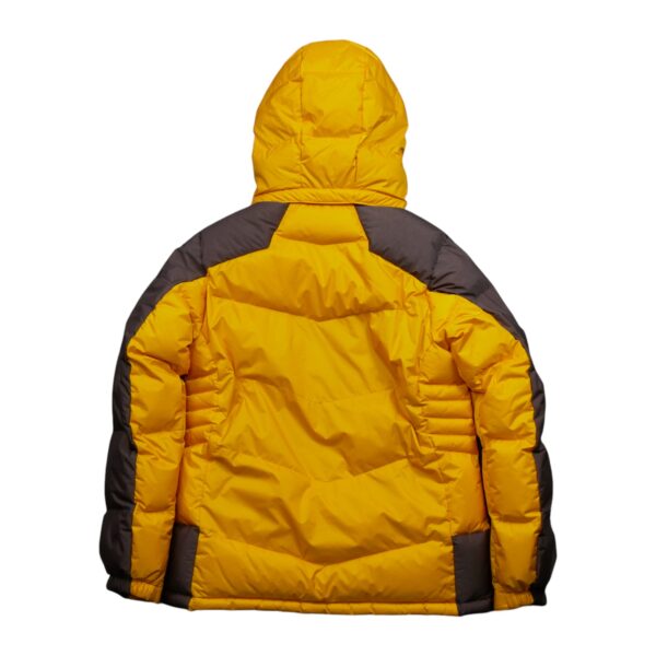 Doudoune homme manches longues jaune Asics Col Montant QWE3626