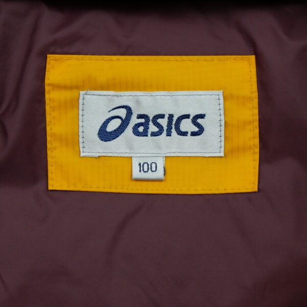 Doudoune homme manches longues jaune Asics Col Montant QWE3626