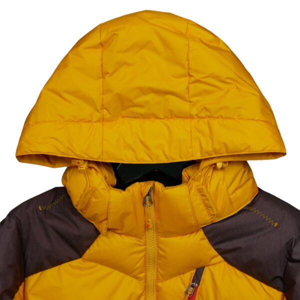 Doudoune homme manches longues jaune Asics Col Montant QWE3626