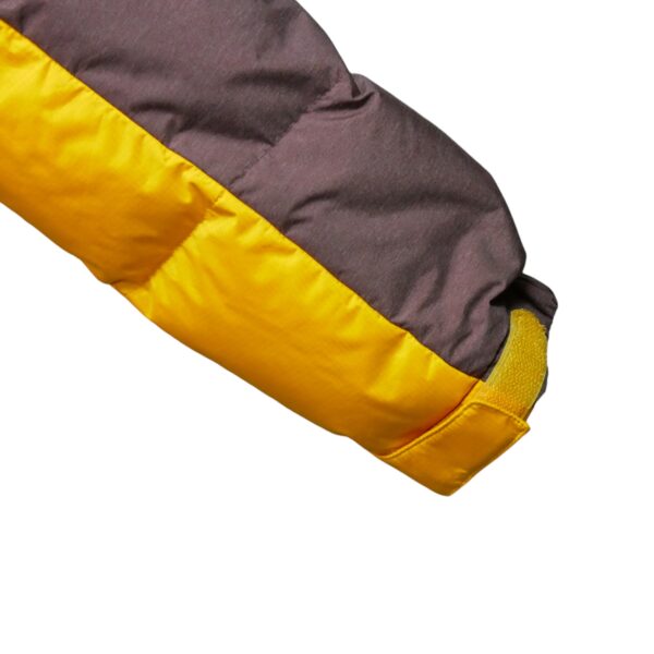 Doudoune homme manches longues jaune Asics Col Montant QWE3626