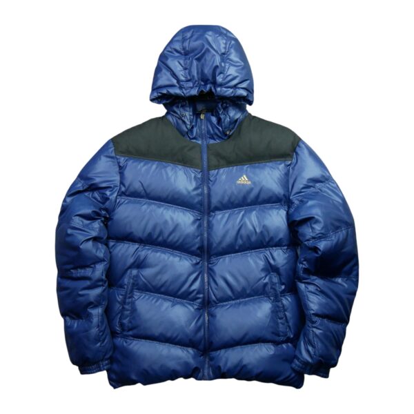 Doudoune homme manches longues marine Adidas Col Montant QWE1091