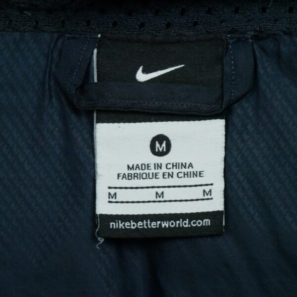Doudoune homme manches longues marine Nike Col Montant QWE1238