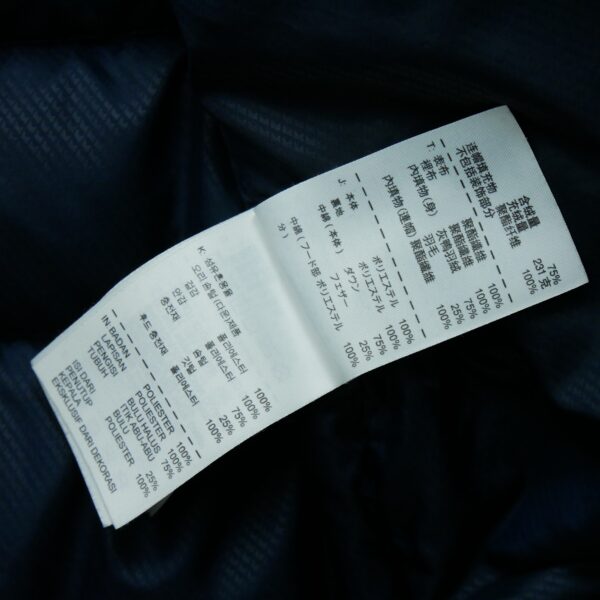 Doudoune homme manches longues marine Nike Col Montant QWE1238