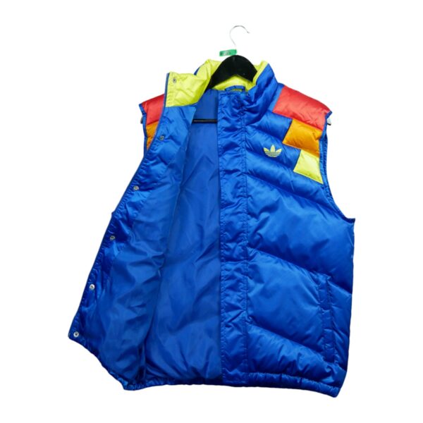Doudoune homme sans manches bleu Adidas Col Montant QWE0195