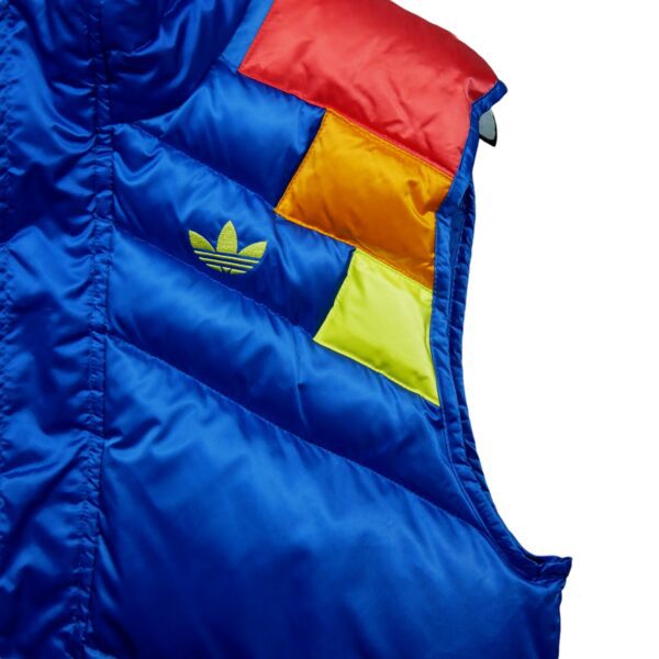 Doudoune homme sans manches bleu Adidas Col Montant QWE0195