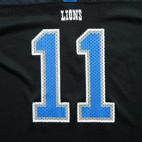 Maillot manches courtes enfant noir NFL Team Apparel Equipe Detroit Lions QWE1268