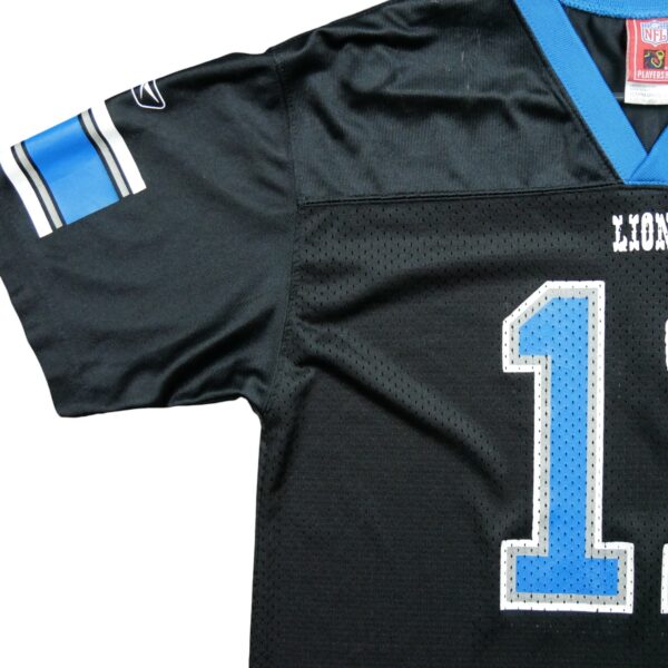 Maillot manches courtes enfant noir NFL Team Apparel Equipe Detroit Lions QWE1268