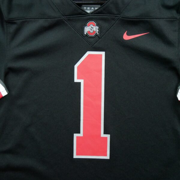 Maillot manches courtes enfant noir Nike Equipe Ohio State QWE3105