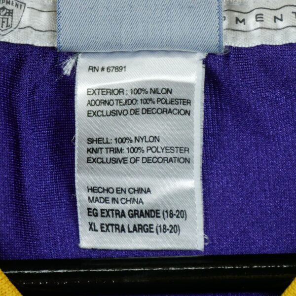 Maillot manches courtes enfant violet Reebok Equipe Minnesota Vikings QWE3792