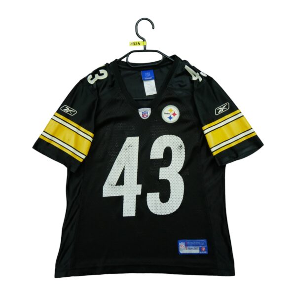 Maillot manches courtes femme noir Reebok Equipe Pittsburgh Steelers QWE1554