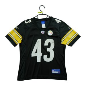 Maillot manches courtes femme noir Reebok Equipe Pittsburgh Steelers QWE1554
