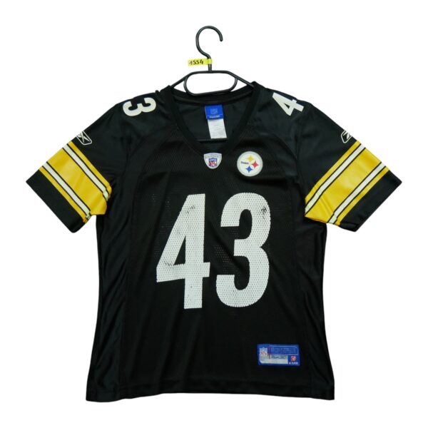 Maillot manches courtes femme noir Reebok Equipe Pittsburgh Steelers QWE1554