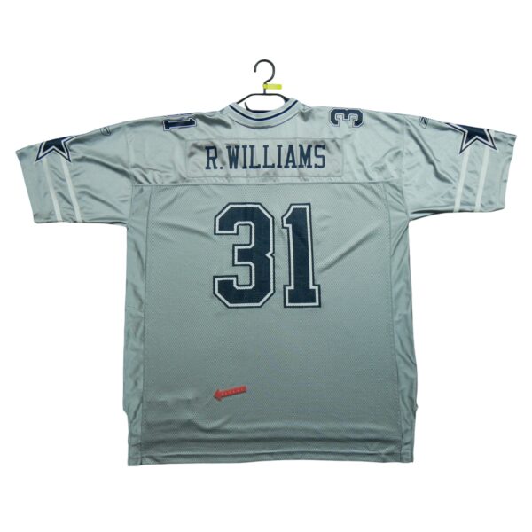 Maillot manches courtes homme argente Reebok Equipe Dallas Cowboys QWE1239