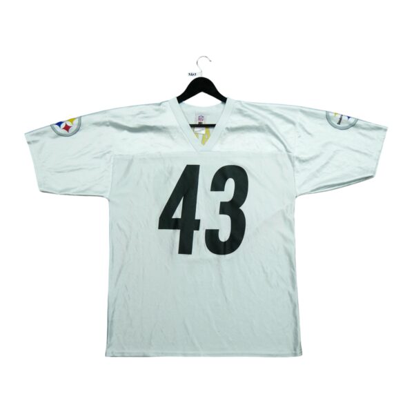 Maillot manches courtes homme blanc NFL Team Apparel Equipe Pittsburgh Steelers QWE3703