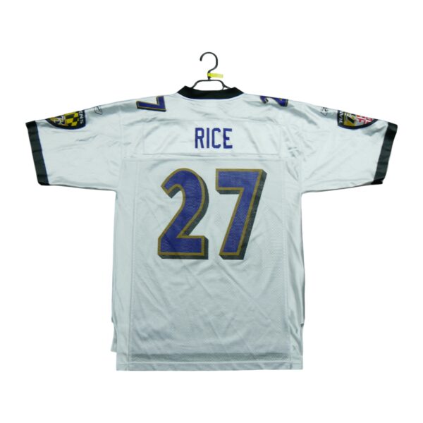 Maillot manches courtes homme blanc Polo Ralph Lauren Equipe Baltimore Ravens QWE1143