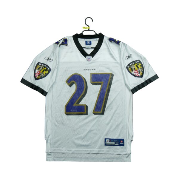 Maillot manches courtes homme blanc Polo Ralph Lauren Equipe Baltimore Ravens QWE1143