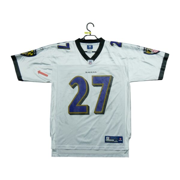 Maillot manches courtes homme blanc Polo Ralph Lauren Equipe Baltimore Ravens QWE1143