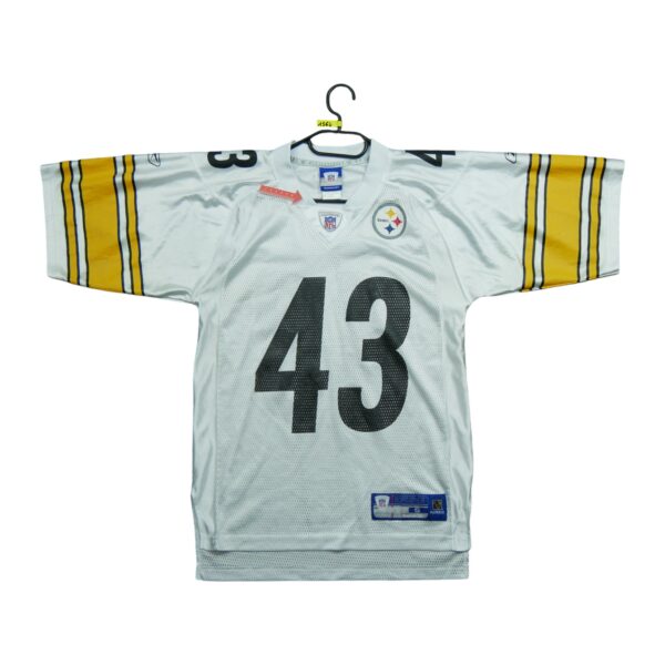 Maillot manches courtes homme blanc Reebok Equipe Pittsburgh Steelers QWE1564