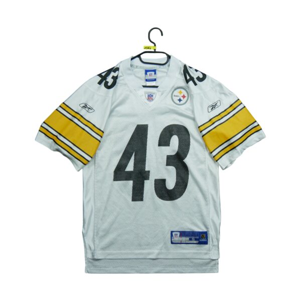 Maillot manches courtes homme blanc Reebok Equipe Pittsburgh Steelers QWE1564