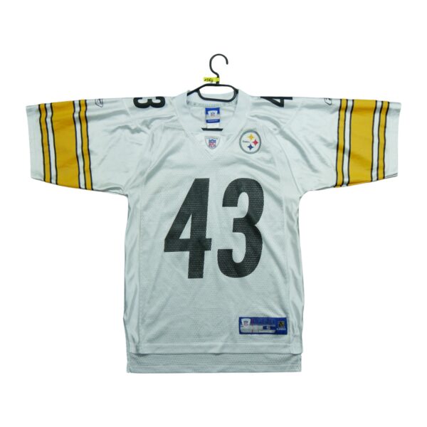 Maillot manches courtes homme blanc Reebok Equipe Pittsburgh Steelers QWE1564