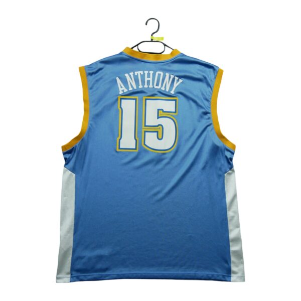 Maillot manches courtes homme bleu clair Reebok Equipe Nuggets de Denver QWE1578