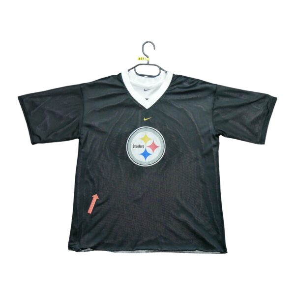 Maillot manches courtes homme noir Nike Equipe Pittsburgh Steelers QWE1235