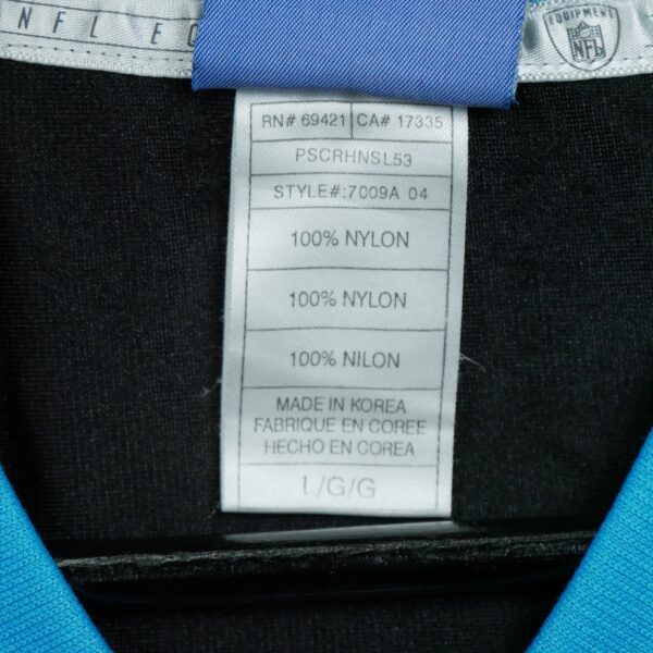 Maillot manches courtes homme noir Reebok Equipe Carolina Panthers QWE0359