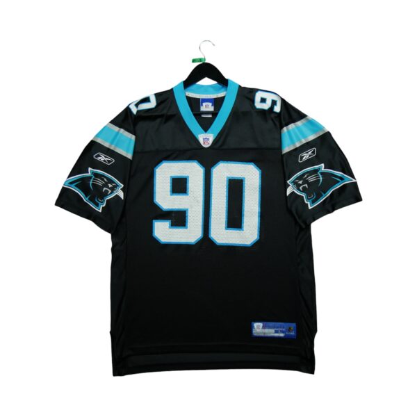 Maillot manches courtes homme noir Reebok Equipe Carolina Panthers QWE0359
