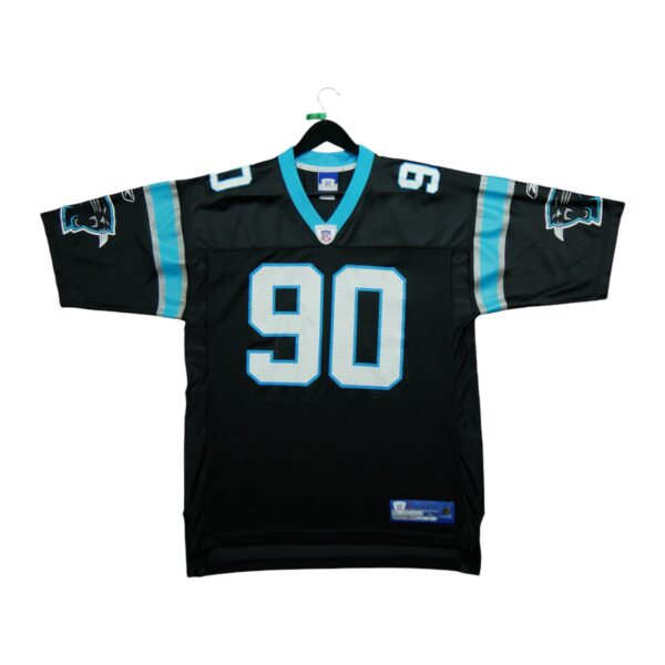 Maillot manches courtes homme noir Reebok Equipe Carolina Panthers QWE0359