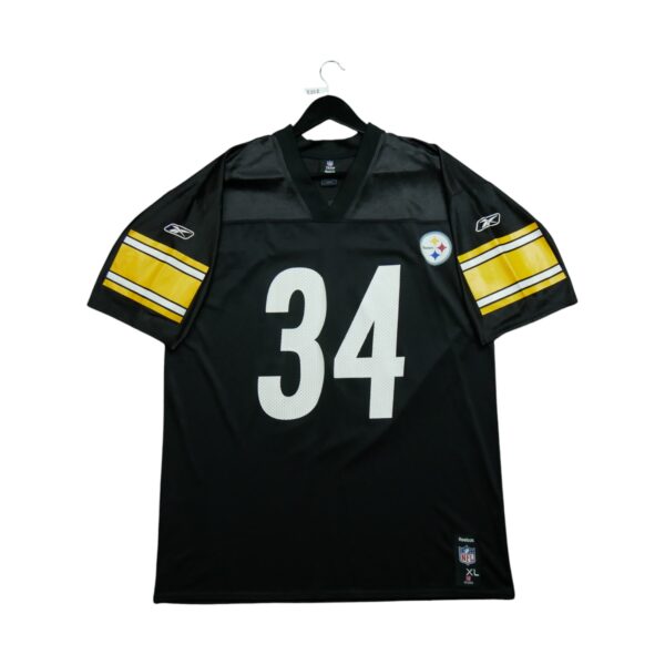 Maillot manches courtes homme noir Reebok Equipe Pittsburgh Steelers QWE3151