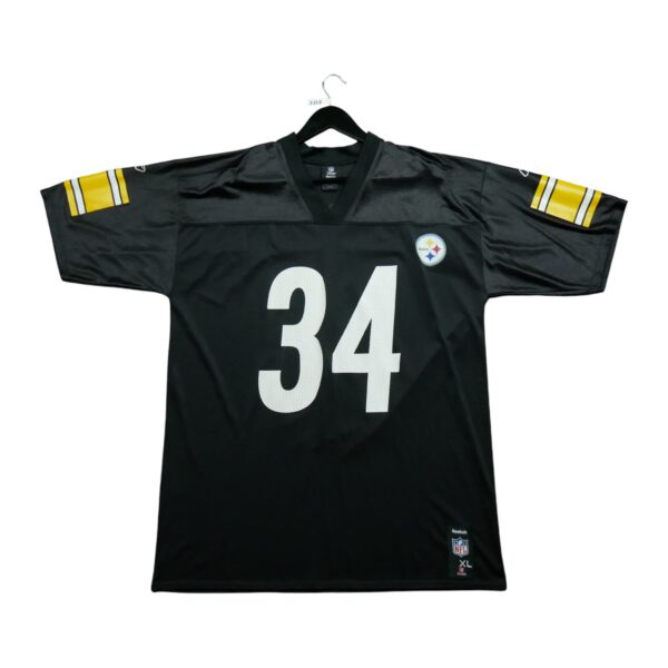 Maillot manches courtes homme noir Reebok Equipe Pittsburgh Steelers QWE3151