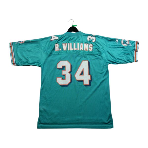 Maillot manches courtes homme turquoise Reebok Equipe Miami Dolphins QWE0451