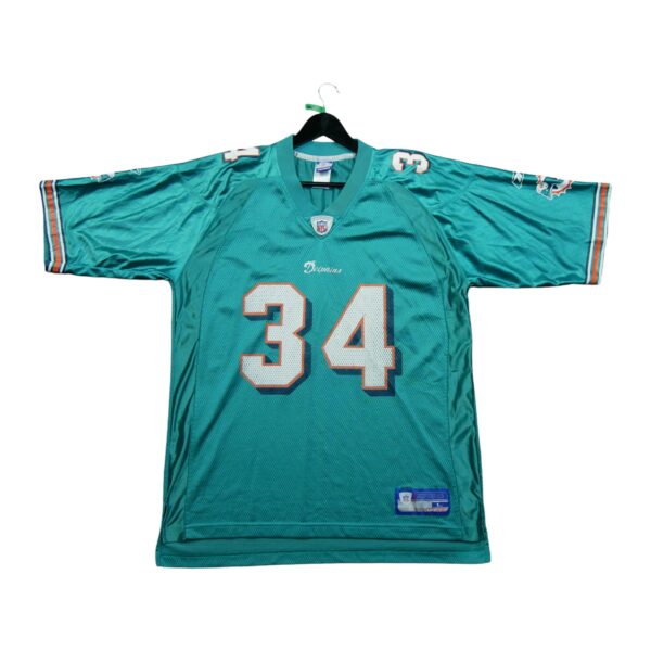 Maillot manches courtes homme turquoise Reebok Equipe Miami Dolphins QWE0451