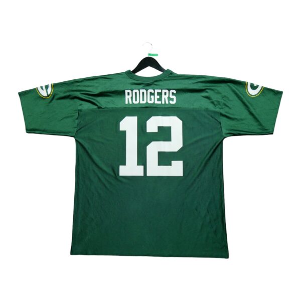 Maillot manches courtes homme vert NFL Team Apparel Equipe Green Bay Packers QWE0114